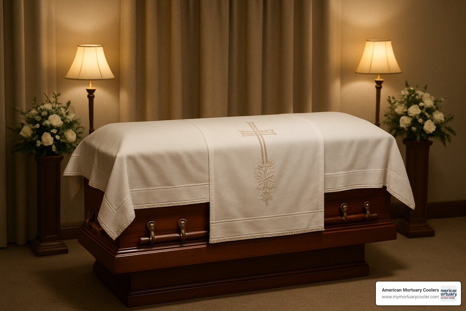 All About Coffin Covering Options - American Mortuary Coolers & Equipments All About Coffin Covering Options - American Mortuary Coolers & Equipments
